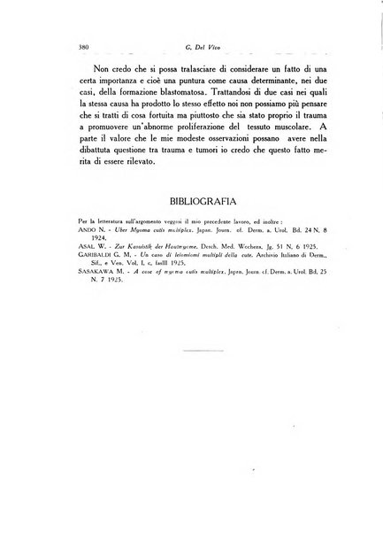 Archivio italiano di dermatologia, sifilografia e venereologia