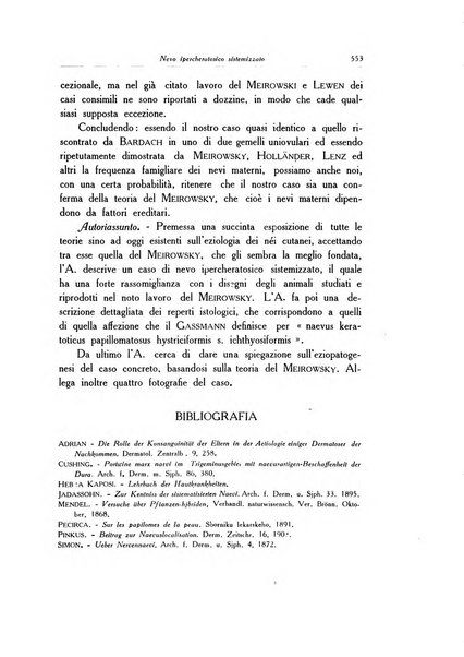 Archivio italiano di dermatologia, sifilografia e venereologia