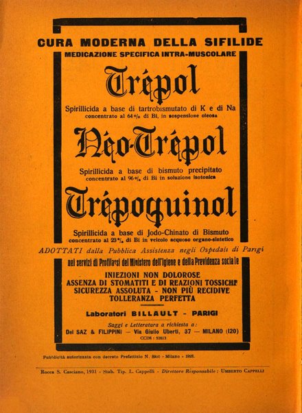 Archivio italiano di dermatologia, sifilografia e venereologia