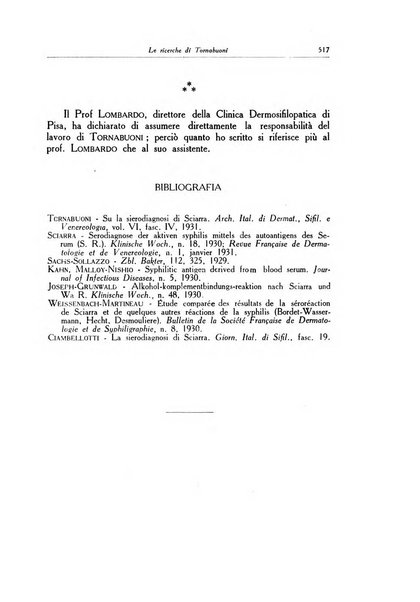 Archivio italiano di dermatologia, sifilografia e venereologia