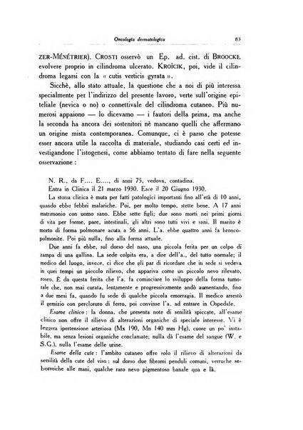 Archivio italiano di dermatologia, sifilografia e venereologia