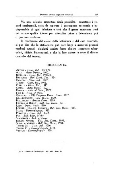 Archivio italiano di dermatologia, sifilografia e venereologia