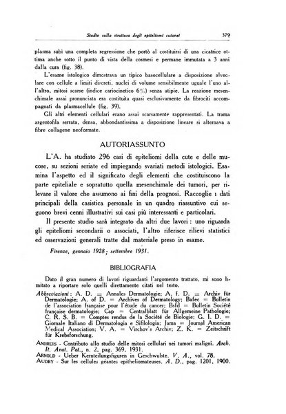 Archivio italiano di dermatologia, sifilografia e venereologia