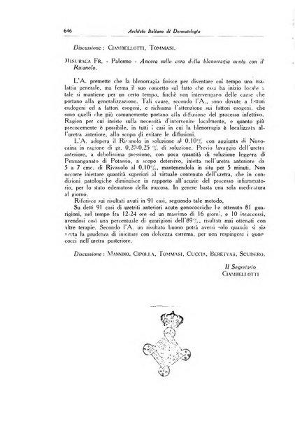 Archivio italiano di dermatologia, sifilografia e venereologia