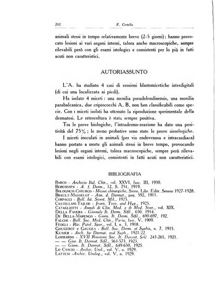 Archivio italiano di dermatologia, sifilografia e venereologia