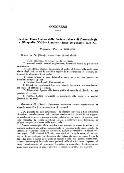 Archivio italiano di dermatologia, sifilografia e venereologia