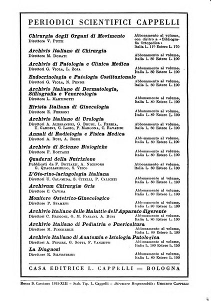 Archivio italiano di dermatologia, sifilografia e venereologia