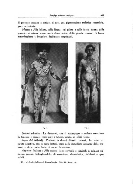 Archivio italiano di dermatologia, sifilografia e venereologia