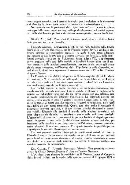 Archivio italiano di dermatologia, sifilografia e venereologia