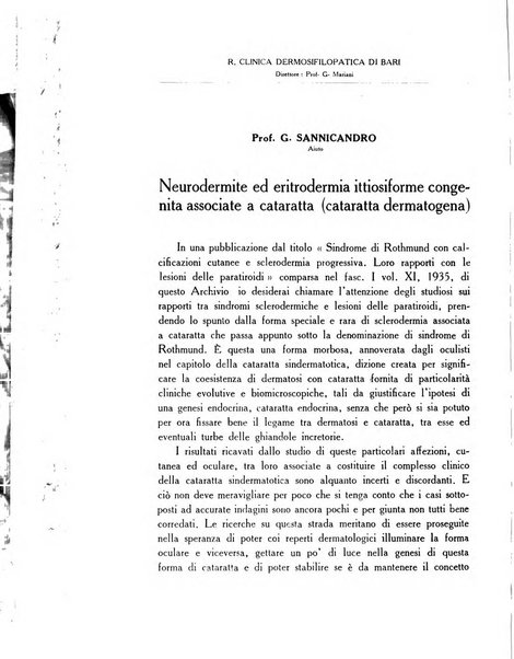 Archivio italiano di dermatologia, sifilografia e venereologia