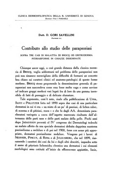 Archivio italiano di dermatologia, sifilografia e venereologia