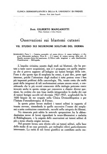 Archivio italiano di dermatologia, sifilografia e venereologia