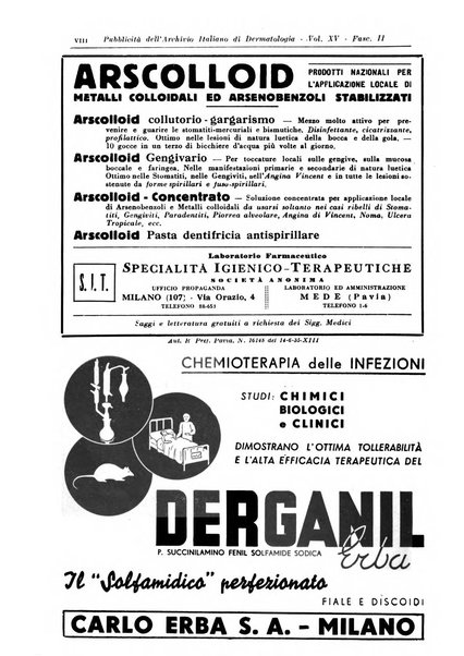 Archivio italiano di dermatologia, sifilografia e venereologia