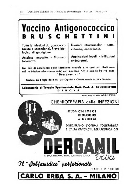 Archivio italiano di dermatologia, sifilografia e venereologia