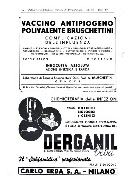 Archivio italiano di dermatologia, sifilografia e venereologia