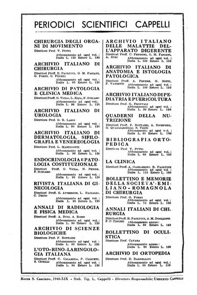 Archivio italiano di dermatologia, sifilografia e venereologia