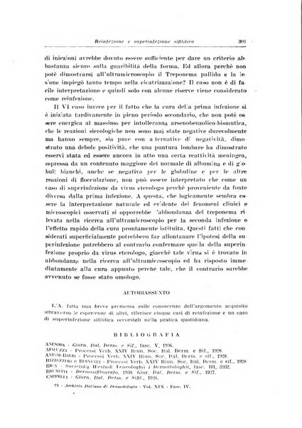 Archivio italiano di dermatologia, sifilografia e venereologia