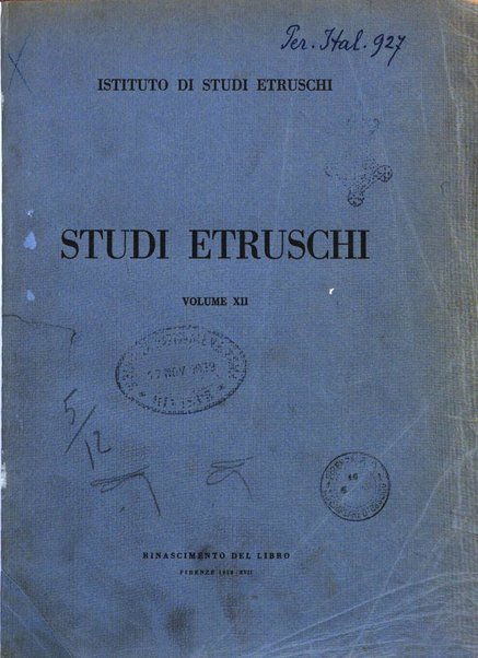 Studi etruschi