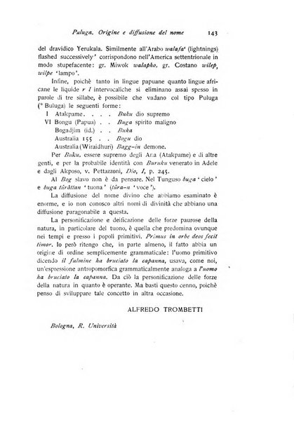 Studi e materiali di storia delle religioni