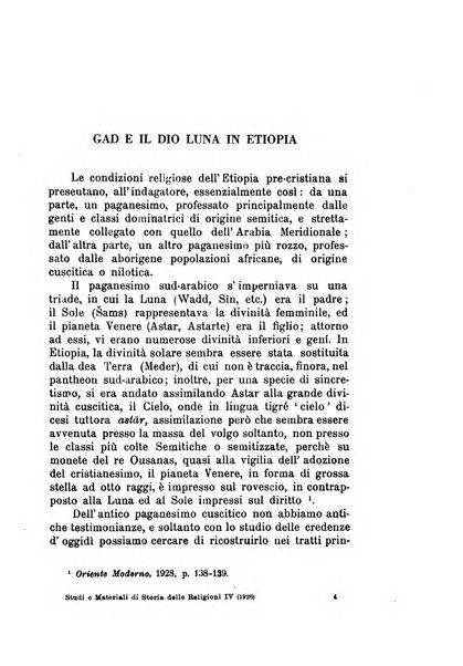 Studi e materiali di storia delle religioni