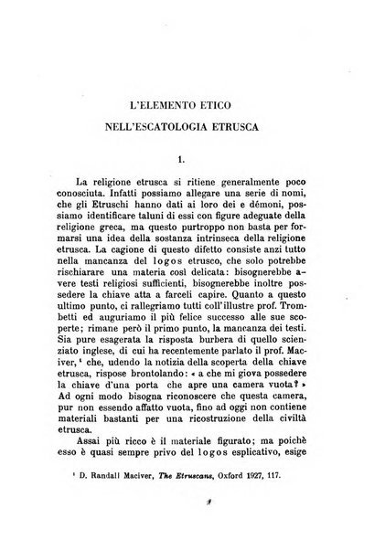 Studi e materiali di storia delle religioni