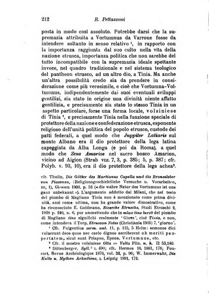 Studi e materiali di storia delle religioni