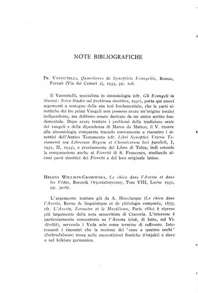 Studi e materiali di storia delle religioni