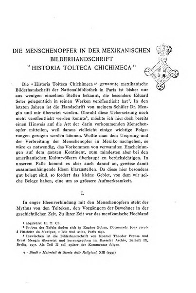 Studi e materiali di storia delle religioni