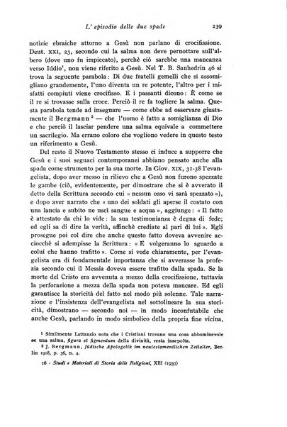 Studi e materiali di storia delle religioni