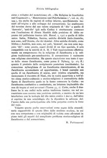 Studi e materiali di storia delle religioni