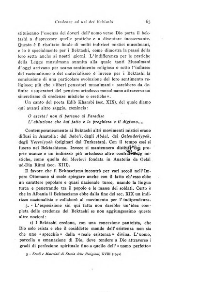 Studi e materiali di storia delle religioni