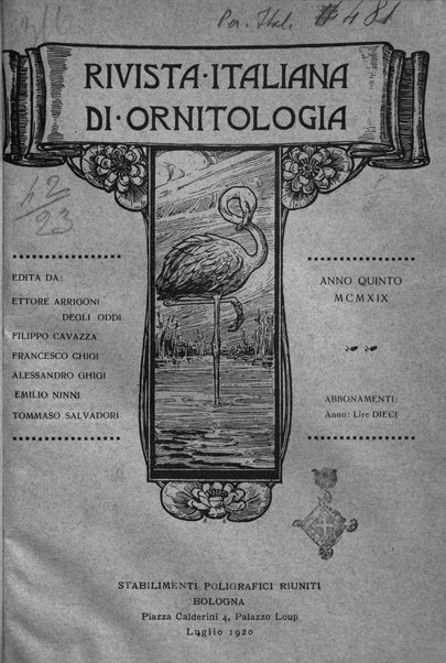 Rivista italiana di ornitologia