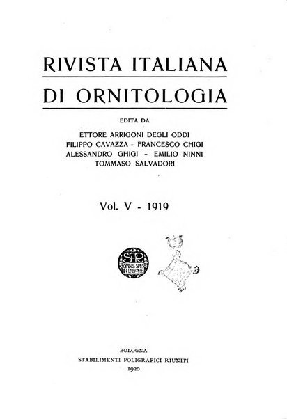 Rivista italiana di ornitologia