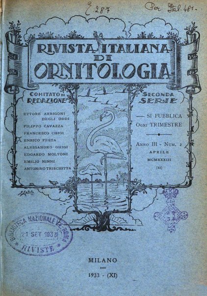 Rivista italiana di ornitologia