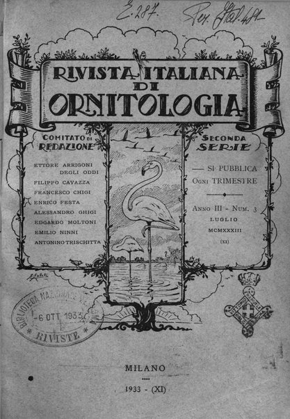 Rivista italiana di ornitologia