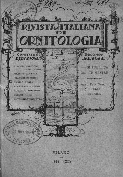 Rivista italiana di ornitologia