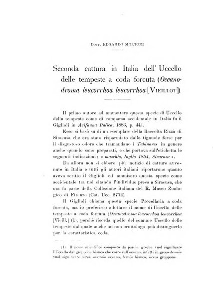 Rivista italiana di ornitologia