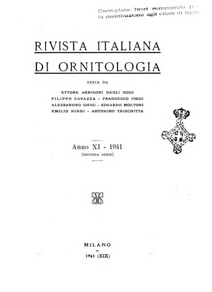 Rivista italiana di ornitologia