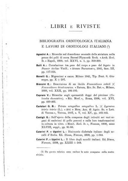 Rivista italiana di ornitologia