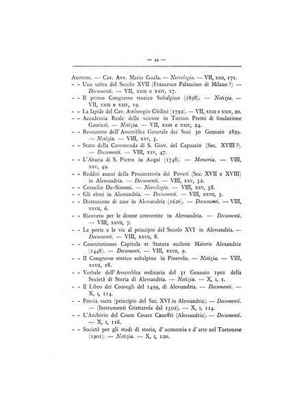 Rivista di storia, arte, archeologia della provincia di Alessandria periodico semestrale della commissione municipale di Alessandria