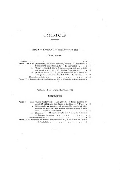 Rivista di storia, arte, archeologia della provincia di Alessandria periodico semestrale della commissione municipale di Alessandria