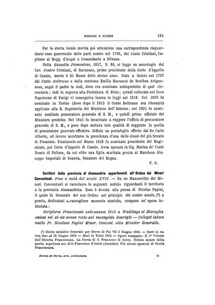 Rivista di storia, arte, archeologia della provincia di Alessandria periodico semestrale della commissione municipale di Alessandria