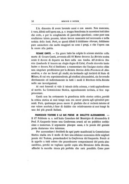 Rivista di storia, arte, archeologia della provincia di Alessandria periodico semestrale della commissione municipale di Alessandria