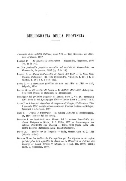 Rivista di storia, arte, archeologia della provincia di Alessandria periodico semestrale della commissione municipale di Alessandria