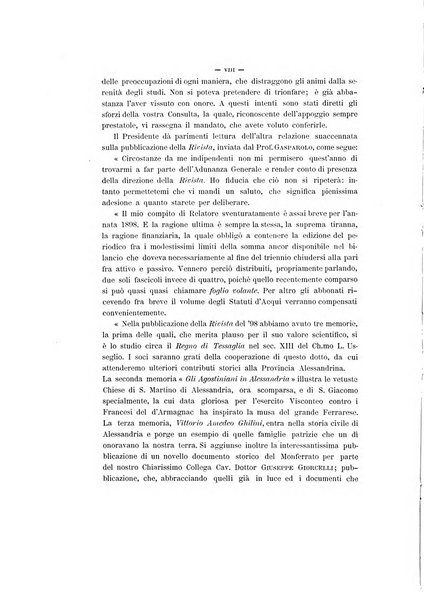 Rivista di storia, arte, archeologia della provincia di Alessandria periodico semestrale della commissione municipale di Alessandria