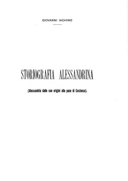 Rivista di storia, arte, archeologia della provincia di Alessandria periodico semestrale della commissione municipale di Alessandria