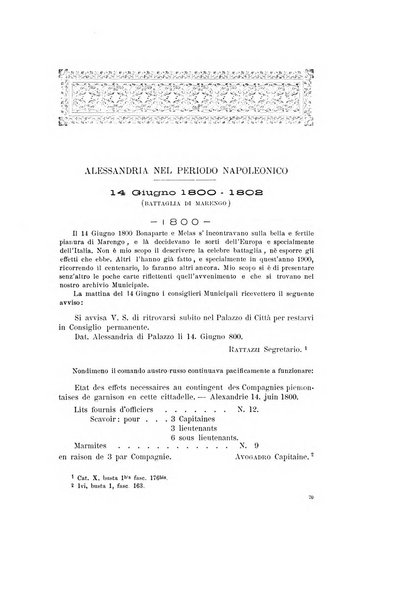 Rivista di storia, arte, archeologia della provincia di Alessandria periodico semestrale della commissione municipale di Alessandria