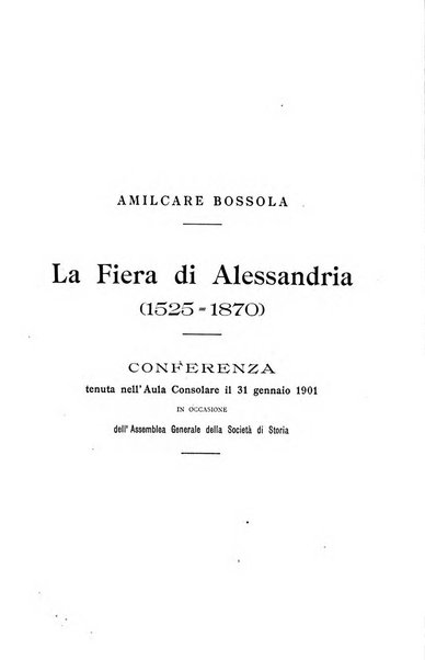 Rivista di storia, arte, archeologia della provincia di Alessandria periodico semestrale della commissione municipale di Alessandria