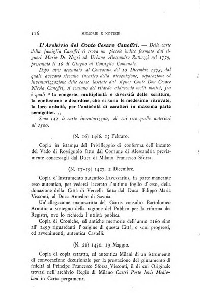 Rivista di storia, arte, archeologia della provincia di Alessandria periodico semestrale della commissione municipale di Alessandria