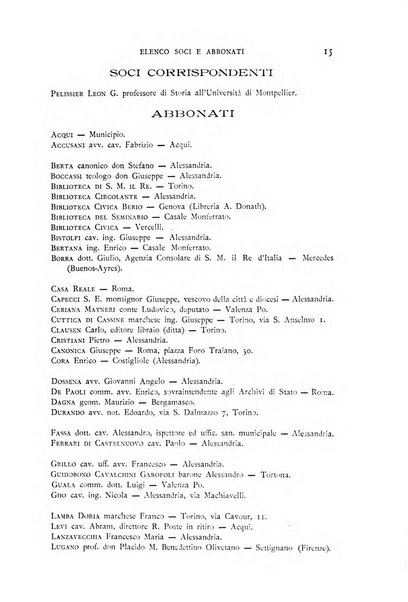 Rivista di storia, arte, archeologia della provincia di Alessandria periodico semestrale della commissione municipale di Alessandria